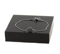 Pietre E Minéraux. Braccialetto IN Acciaio Inossidabile 1 Perla Labradorite Lier