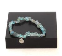 Pietre E Minéraux. Braccialetto Perle Apatite Del Brasile IN Francia. Tai