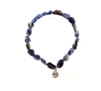 Pietre E Minéraux. Braccialetto Perle Diaspro Blu D'Africa Del Sud. IN F