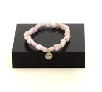 Braccialetto Perle Kunzite Del Brasile IN Francia. Taglia Personalizzato