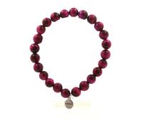 Pietre E Minéraux. Braccialetto Perle Occhio Di Fucsia 8 Mm. IN Francia