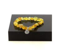 Pietre E Minéraux. Braccialetto Perle Opale Giallo D'Australie. IN Franco