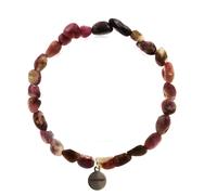 Pietre E Minéraux. Braccialetto Perle Tormalina Rubellite Del Brasile Fatto E