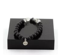 Pietre E Minéraux. Braccialetto Quarzo A Inclusioni Di Tormalina Di Brasile+