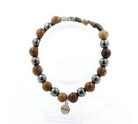 Pietre E Minéraux. Braccialetto Tormalina Multicolore Del Brasile + Perle