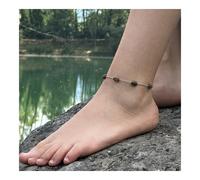 Pietre E Minéraux. Cavigliera 5 Perle Occhio di Tigre D'Africa S