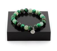 Pietre E Minéraux., Cinturino Perle Occhio di Tigre Verde +Malachite +Aventurin