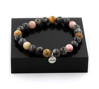 Pietre E Minéraux., Cinturino Perle Opale Rosa +Labradorite +Diaspro Paesaggio 8