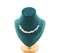 Pietre E Minéraux. Collana 15 Perle Berillo Morganite Del Brasile Catena IN ,