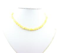 Pietre E Minéraux. Collana Perle Calcite Giallo Del Regno Unito Catena IN Cani