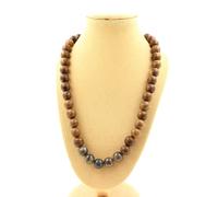 Collana Perle Zaffiro Da Mogok , Birmania, Myanmar Qualità 2A + Legno 8 F