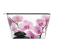 Pietre E Orchidea Rosa, Borsa da toilette Borsa per trucco Borsa per cosmetici Borsa da toilette da viaggio portatile