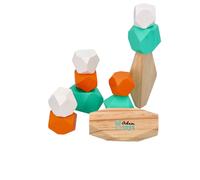 Pietre impilabili in legno colorate Adam Toys