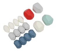 Pietre Impilabili in legno Giocattoli Montessori, Set di blocchi da costruzione in pietra colorata Giocattolo educativo Impilabile Gioco Giocattolo Regalo(XS)