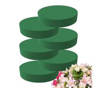 Pietre in schiuma di fiori, bagnate e verdi, design cilindrico, per matrimoni e feste, schiuma decorativa per casa, bouquet di compleanno ed eventi