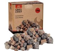 Pietre Laviche 9kg per Barbecue Refill Pack per Lavastein-Gasgrills per Grill a Gas, Forno E Griglia Elettrica Adatto - Pietra Naturale Come Accessori Grill