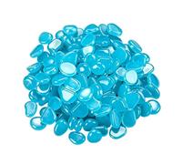 Pietre Luminose da Esterno | 300 Pezzi Ciottoli Decorativi Resina - Ciottoli Luminosi - Per, Cortile, Giardino Fatato, Sentiero, Viale Carrabile, Vasca Per Pesci, Acquario, Patio E Spiaggia