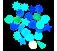 Pietre Luminose Da Esterno 300 Pezzi di Ciottoli in Resina Colorati