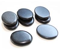 PIETRE MASSAGGIO 8pz BASALTICHE INFRADITA PER MASSAGGIO HOT STONE VULCANICHE