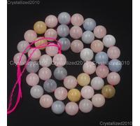 Pietre preziose naturali morganite berillo acquamarina perline rotonde 4 mm 6...