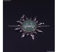 Pietre Preziose Naturali Sole Apollo Chakra Guarigione Ciondolo Charm Perline...