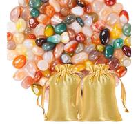 Pietre preziose per bambini, 300 g, pietre semipreziose colorate, per caccia al tesoro e giochi creativi, con sacchetto per il compleanno dei bambini e progetti fai da te
