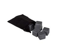 Pietre Refrigeranti Ideale per Whisky - Cubi Refrigeranti per Drink e Bevande, in Steatite, Nero
