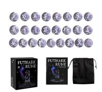 Pietre runiche - strumenti per divinazione spirituale con guide (lingua italiana non garantita) | Incisione con rune per divinazione, meditazione, uomini, donne, ragazzi, ragazze, giovani, adolescenti