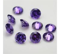 Pietre sintetiche sfuse di zirconia cubica taglio rotondo multi forma per gioielli forcina orologio fare decorazione artigianale