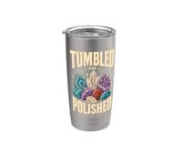Pietre Tumbulate e Lucidate Design Geologia Minerali Bicchiere termico in acciaio inox doppia parete