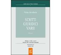 Pietro Bonfante. Scritti giuridici varii. Vol. 1