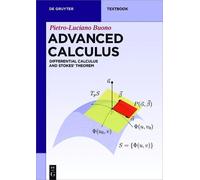 Pietro-Luciano Buono Advanced Calculus (Tascabile) De Gruyter Textbook