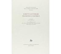 Pietro Verri. Scritti letterari, filosofici e satirici