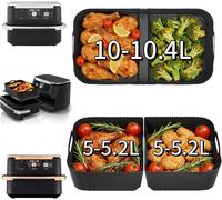 Pietuley 3 Pezzi Accessori Friggitrice ad Aria per Ninja Foodi FlexDrawer AF500E