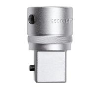 Pieza reductora 1" x 3/4" cuadrada, L 65 mm