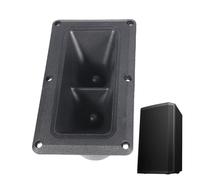 Piezo Tweeter, Wide Dispersion Horn, Drive Ceramic Speaker, High Sensitivity Sound Output, Ideal for Home Audio, Theater, Studio, Music, Entertainment 94.63 Inches Black