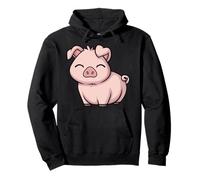 Pig Chibi Kawaii Anime Giapponese Divertente Felpa con Cappuccio
