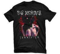 Pig Destroyer 'Terrifyer' (Nero) T-Shirt - US Importare - NUOVO E UFFICIALE