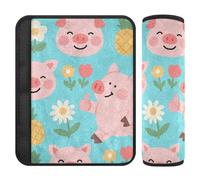 Pig Flower Ananas 2 pz cintura di sicurezza copre per le donne più comfort guida per Van forro para cinturon de segurida
