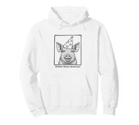 Pig Funny & Silly Cheese Destroyer Felpa con Cappuccio