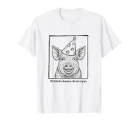 Pig Funny & Silly Cheese Destroyer Maglietta
