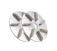 Pig Hair Removal Tool, High-Efficiency Labor-Saving Pig Hair Remover Scraper Disc, Durable Stainless Steel Animal Hair Removing Tool for Farm, Home Butcher & Slaughterhouse (7 Tooth)