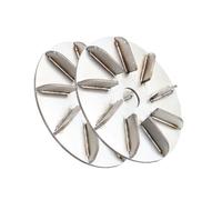 Pig Hair Removal Tool, High-Efficiency Labor-Saving Pig Hair Remover Scraper Disc, Durable Stainless Steel Animal Hair Removing Tool for Farm, Home Butcher & Slaughterhouse (9 Tooth)