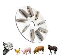 Pig Hair Removal Tool, Labor-Saving Pig Hair Remover Scraper Disc, Stainless Steel Pigs Hair Scraper, Efficient Hog Hairs Removal Tool, for Farm, Butchery, Workshop, Pigs