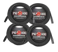 Pig Hog 8 mm cavo microfono XLR, 6,1 m, Tour di cavo del microfono - 4 confezione