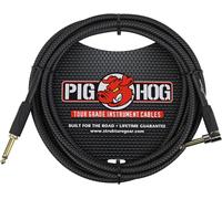 Pig Hog Black Woven Cavo per Strumento chitarra o basso 3m