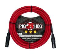 Pig Hog Cavo per microfono serie Hex, Candy Apple Red, 6 m
