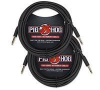 Pig Hog PCH20BK"Black Woven" Cavo strumento, 6,1 m, confezione da 2