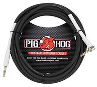 Pig Hog PH10R - Cavo per chitarra ad angolo retto, ad alte prestazioni, 8 mm, 1/4" a 1/4", 3 m