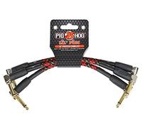Pig Hog Phlil Lil da 1/10,2 cm a 1/10,2 cm ad angolo retto 15,2 cm cavi patch - 4 confezione Confezione da 3 Tartan Plaid